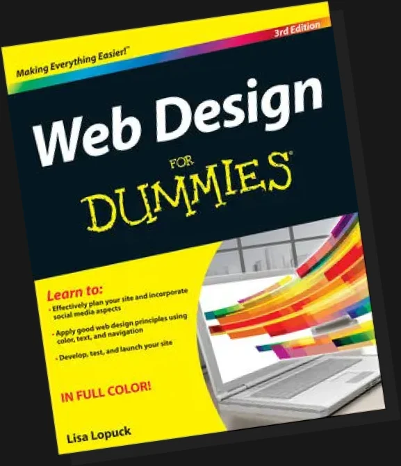 The cover of Web Design For Dummies.
